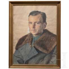 Hans Lietzmann (1872 - 1955) - Portrait eines bayerischen Fliegers, datiert 1917