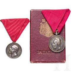 Zwei Medaillen "Für Verdienst"