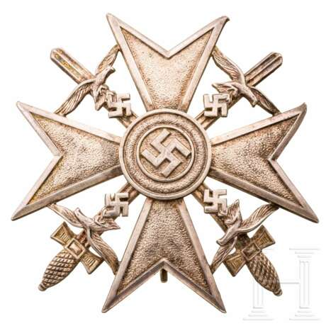Spanienkreuz in Silber mit Schwertern - Foto 1