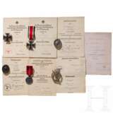 Urkunden und Auszeichnungen eines Unteroffiziers im Gren.Rgt. 77 - фото 1