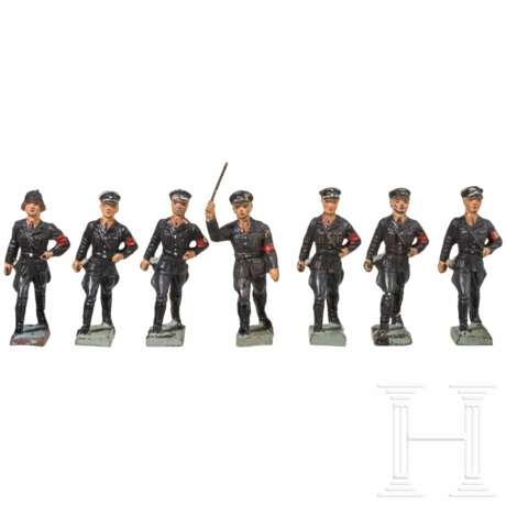 Sieben Lineol SS-Marschierer mit Leibstandarte - фото 1