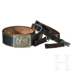 SS Enlisted Belt, Buckle and Cross Strap