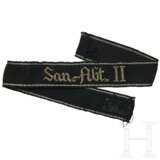 A Cufftitle for SS "San.Abt. II", Enlisted - Foto 1