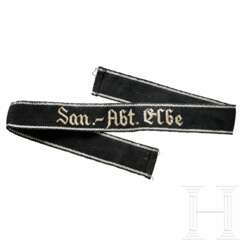 A SS Cuff Title – "San. -Abt. Elbe"