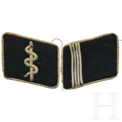 A Pair of Collar Tabs for SS Rottenführer Medical