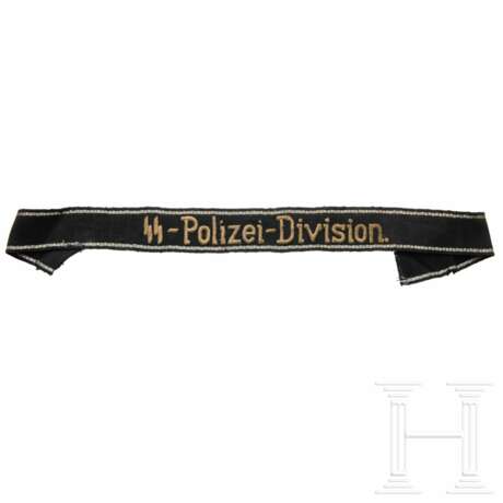 A Cufftitle for 4. SS-Polizei-Panzer-Grenadier-Division, Enlisted, 2nd Pattern - photo 1