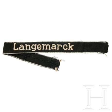 A Cufftitle for 4. SS-Infantry Regiment "Langemarck", Enlisted - photo 1
