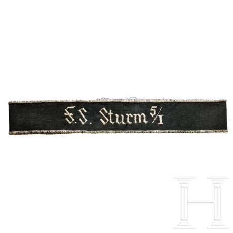 An Allgemeine SS Cuff Title – Ethnic German Slovakia "Freiwillige Schutzstaffel" Sturm 5/I - Foto 1