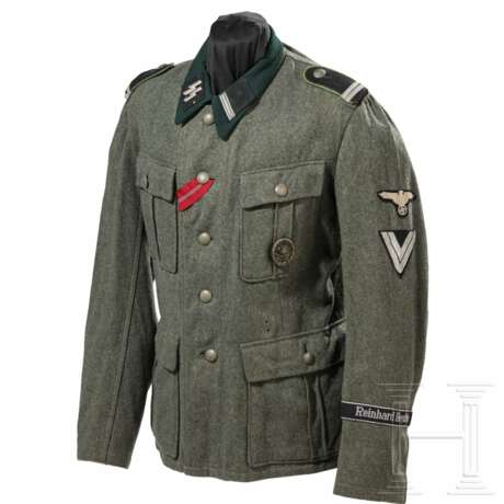 Feldbluse M 43 eines Rottenführers (OA) im SS-Gebirgsjäger-Regiment 6 "Reinhard Heydrich" - photo 1