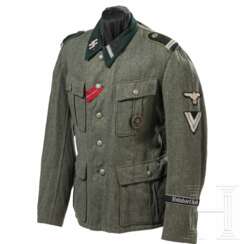 Feldbluse M 43 eines Rottenführers (OA) im SS-Gebirgsjäger-Regiment 6 "Reinhard Heydrich"