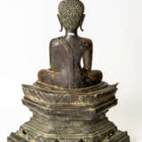 SEHR GROSSE FIGUR DES BUDDHA MARAVIJAYA - photo 4