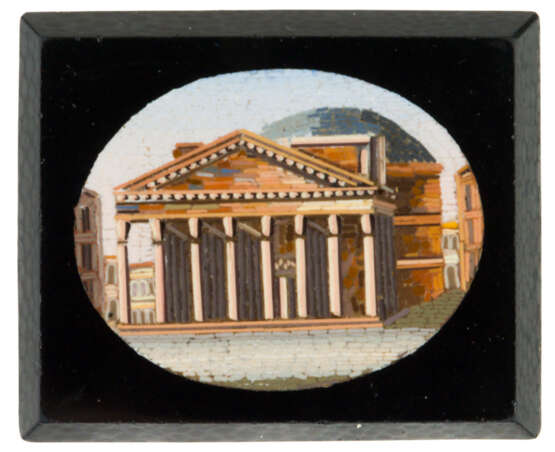 MIKROMOSAIK MIT ANSICHT DES PANTHEON IN ROM - Foto 1