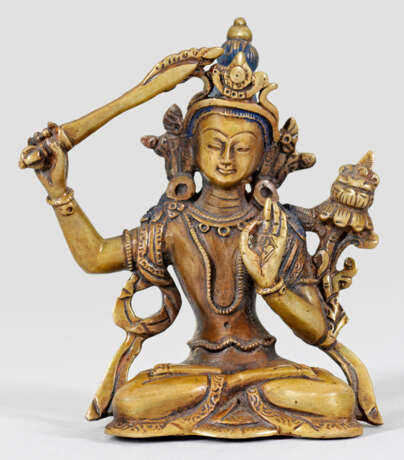 Tibeto-Chinesische Buddha-Figur - Foto 1