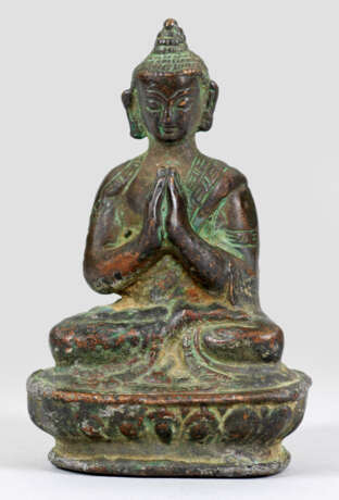 Tibeto-Chinesische Buddha-Figur - photo 1