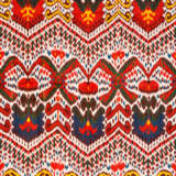 Usbekischer Hochzeitsmantel und Tagesdecke mit Ikat-Muster - Foto 2
