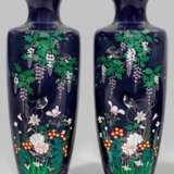 Paar japanische Cloisonné-Vasen - photo 1
