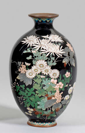 Japanische Cloisonné-Vase - Foto 1