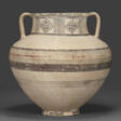 A CYPRIOT BICHROME-WARE POTTERY AMPHORA - Prix ​​des enchères