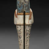 AN EGYPTIAN PAINTED LIMESTONE SHABTI OF THE DRAFTSMAN PAY - photo 6