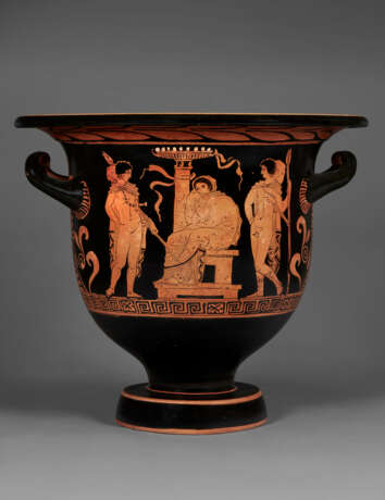 A LUCANIAN RED-FIGURED BELL-KRATER - фото 1