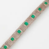 Prachtvolles Smaragd-Diamantarmband - Foto 1