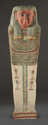 AN EGYPTIAN PAINTED WOOD COFFIN FOR HENES-HEPET-EN-AMUN
