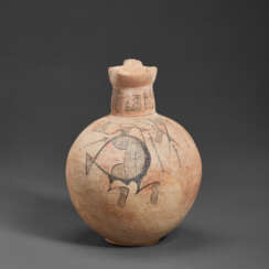 A CYPRIOT BICHROME-WARE POTTERY JUG