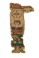 A COPTIC TEXTILE FRAGMENT WITH THE VIRGIN AND CHILD
