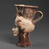 AN ATTIC RED-FIGURED FIGURAL MUG IN THE FORM OF IO - фото 5