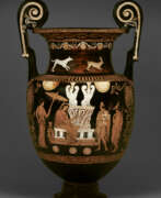 Hellenistic period. AN APULIAN RED-FIGURED VOLUTE-KRATER