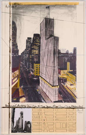 Wrapped Building, Project for 1 Times Square, Allied Chemical Tower, New York City - Foto 1