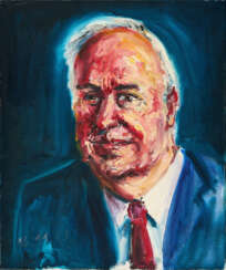 Entwurf für das Kanzlerporträt Helmut Kohl