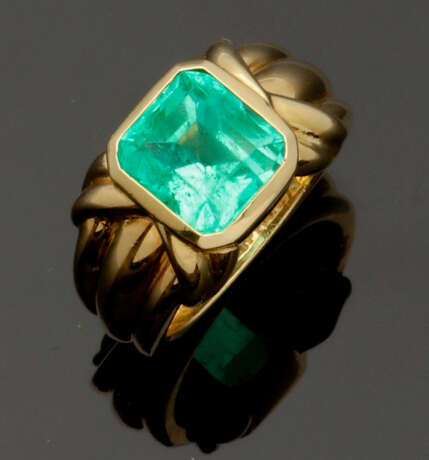 Seltener Muzo-Smaragdring von Tiffany & Co. - Foto 1