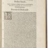 I Discorsi … ne i sei libri di Pedacio Dioscoride Anazarbeo della Material Medicinale - Foto 2