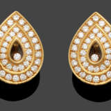Paar Chopard-Ohrclips aus der Kollektion "Happy Diamonds" - фото 1