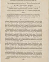 The complementary structure of deoxyribonucleic acid