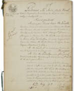Joséphine de Beauharnais. An elaborate marriage contract