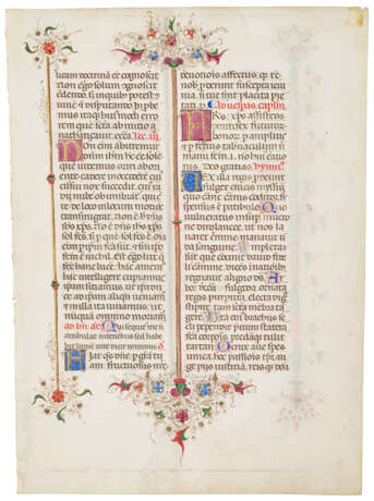 Three Leaves from the Breviary of Lionello d'Este - photo 1