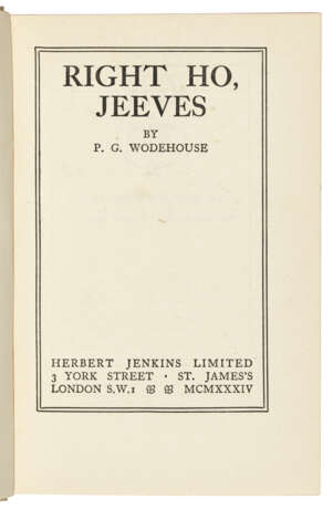 Right Ho, Jeeves - Foto 2