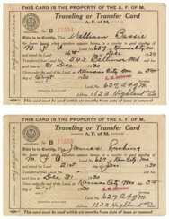 Two Travelling Cards