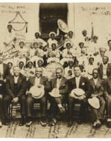 Three photographs signed