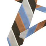 Striped silk necktie - фото 2