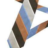 Striped silk necktie - photo 4