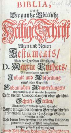 Biblia germanica. - Foto 1