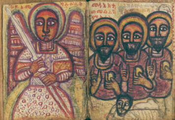 Äthiopische christliche Handschrift