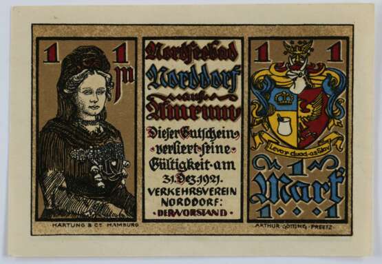 Notgeld-Sammlung. - Foto 1