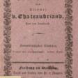 Chateaubriand, F.R.de. - Archives des enchères