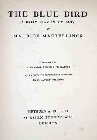 Maeterlinck, M. - Foto 1