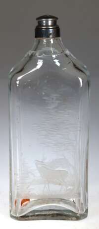 Flasche mit Metallmontierung (lose), H. 18 cm - фото 1