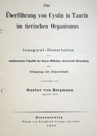 Bergmann, G.v. - photo 1